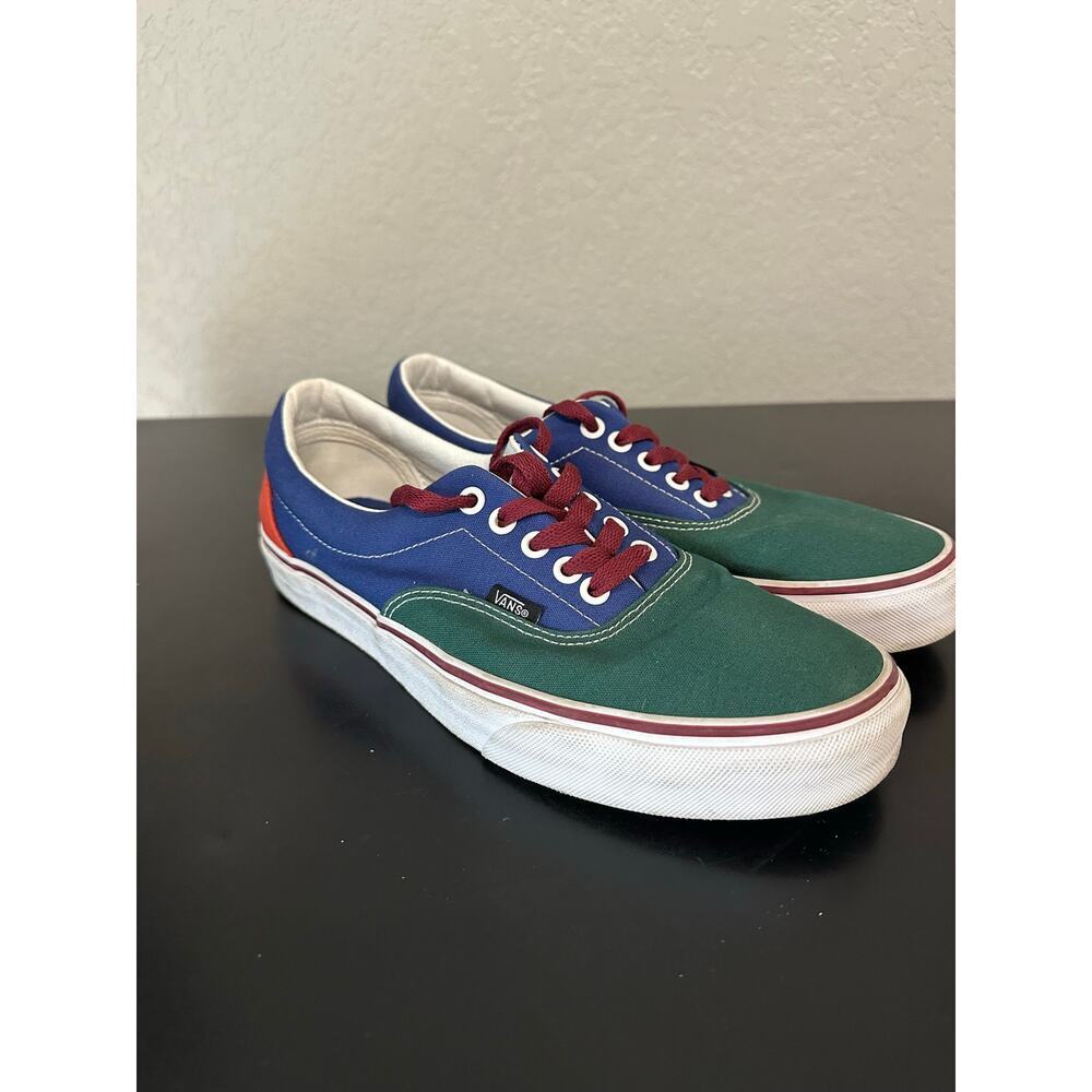 Vans Old Skool Multi Color Skater Low Top Sneaker Shoes Men 8.5 Skateboard Emo - Picture 3 of 12